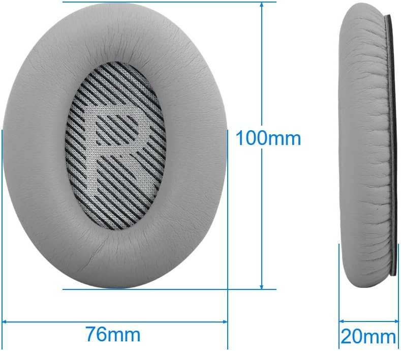 Thumbnail 4 de Link Dream Coussinets de remplacement pour Bose QC35 et QC35 II – Confort et isolation, gris