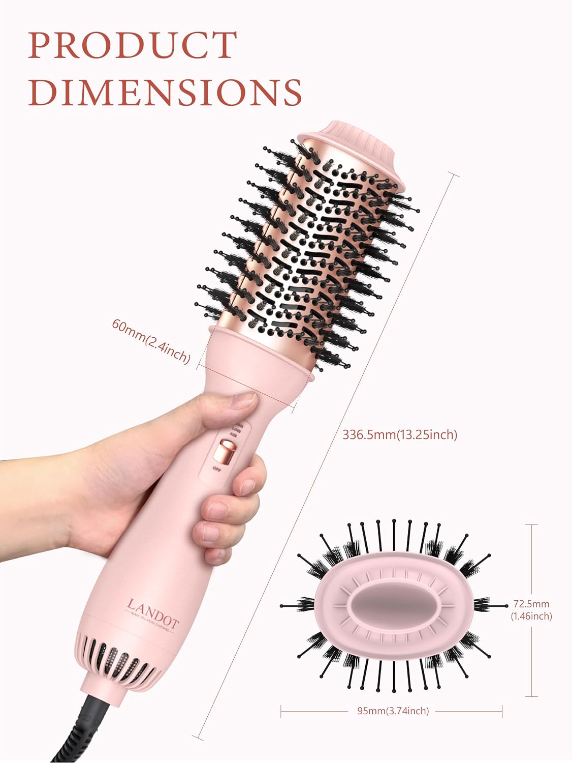 Thumbnail 2 de LANDOT Hair Blow Dryer Brush One-Step