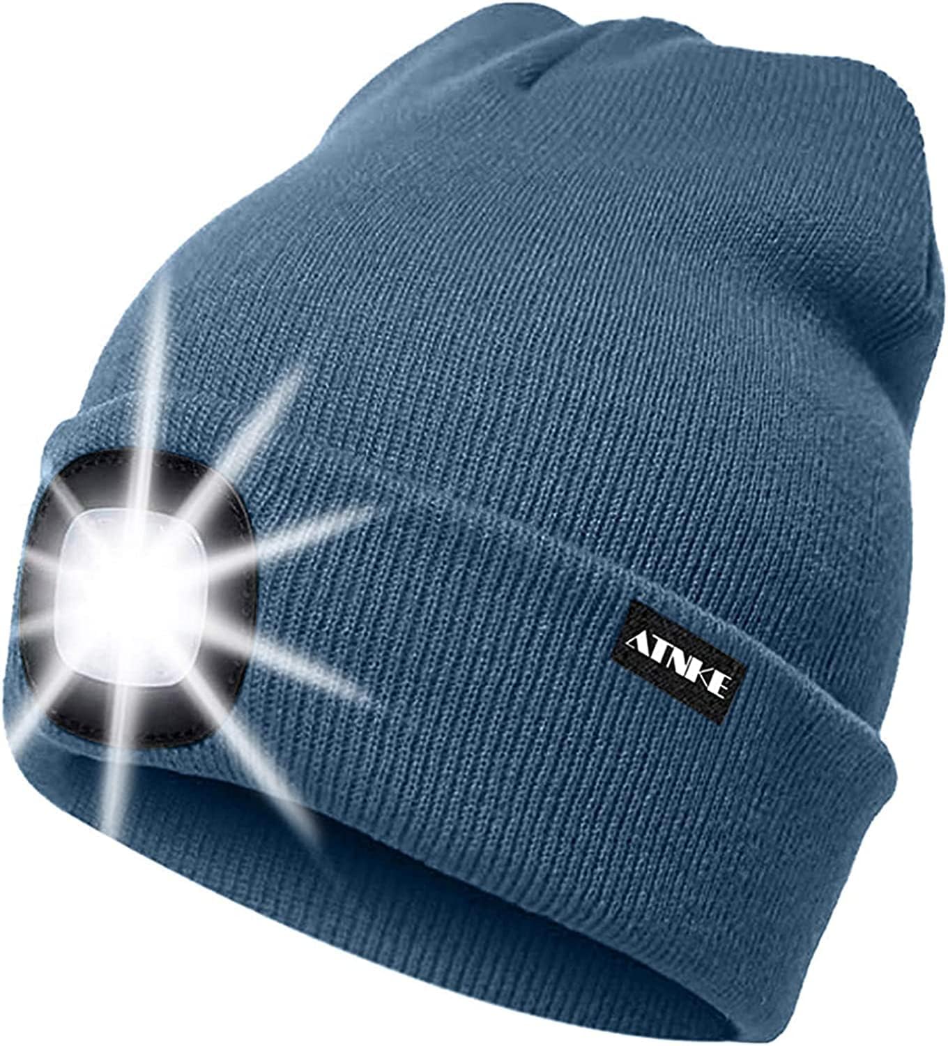 Thumbnail 4 de ATNKE LED Lighted Beanie Cap USB Rechargeable 4 LEDs