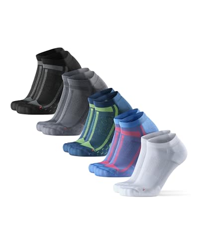 Detalle de DANISH ENDURANCE Calcetines Cortos de Running (5 Pack) antideslizantes, transpirables y para toda la temporada