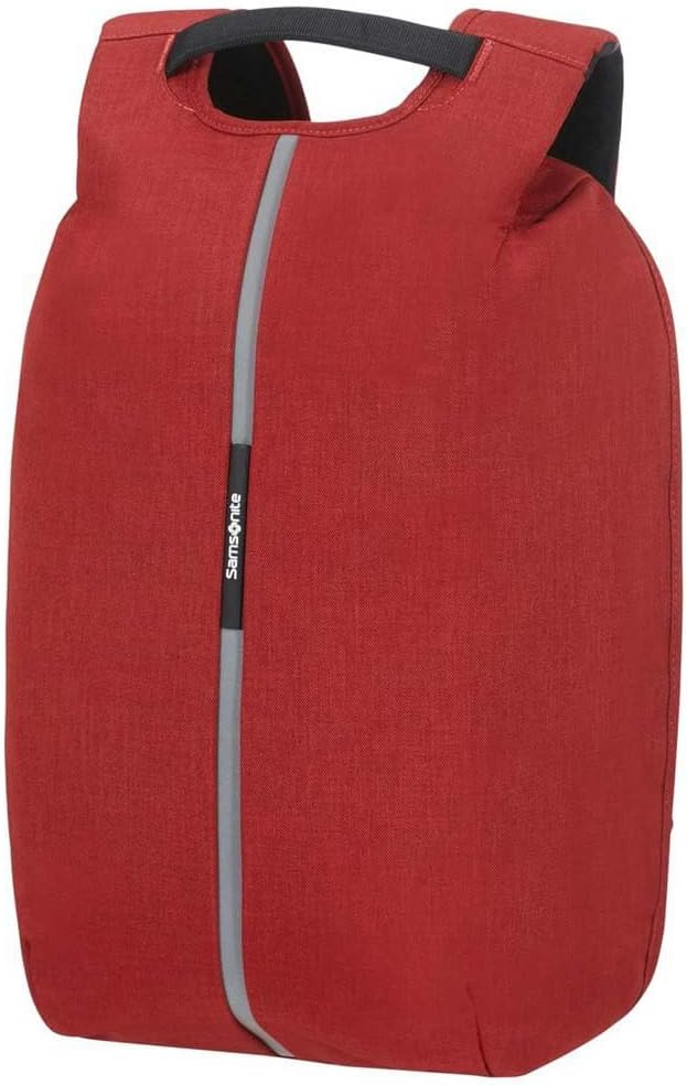Detalle de Samsonite Securipak Zaino Porta PC 15,6'' Garnet Red: sicurezza, stile e funzionalità per il moderno professionista