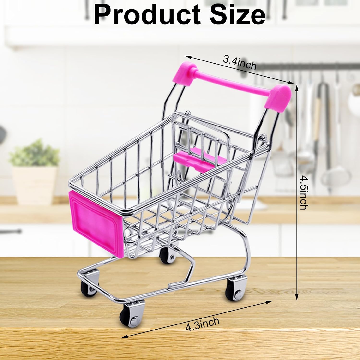 Thumbnail 1 de Yeelua Mini Shopping Trolley 2-piece desk tidy 🛒