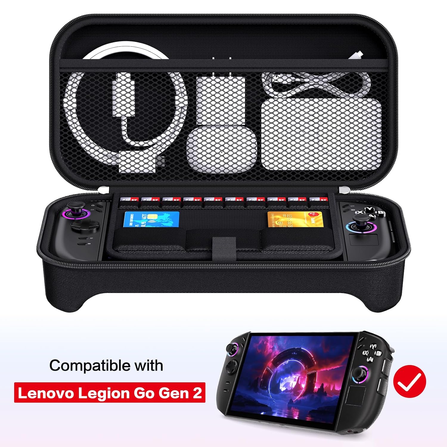 Detalle 2 de ivoler Tasche für Lenovo Legion Go Gen 2 8 Spiele