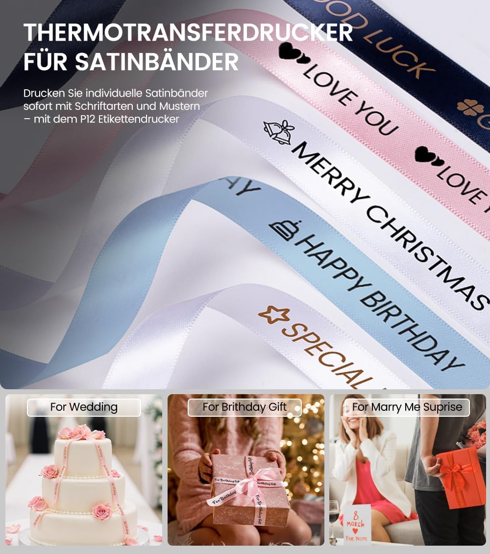 Thumbnail 3 de Phomemo P12 Etikettendrucker 🖨