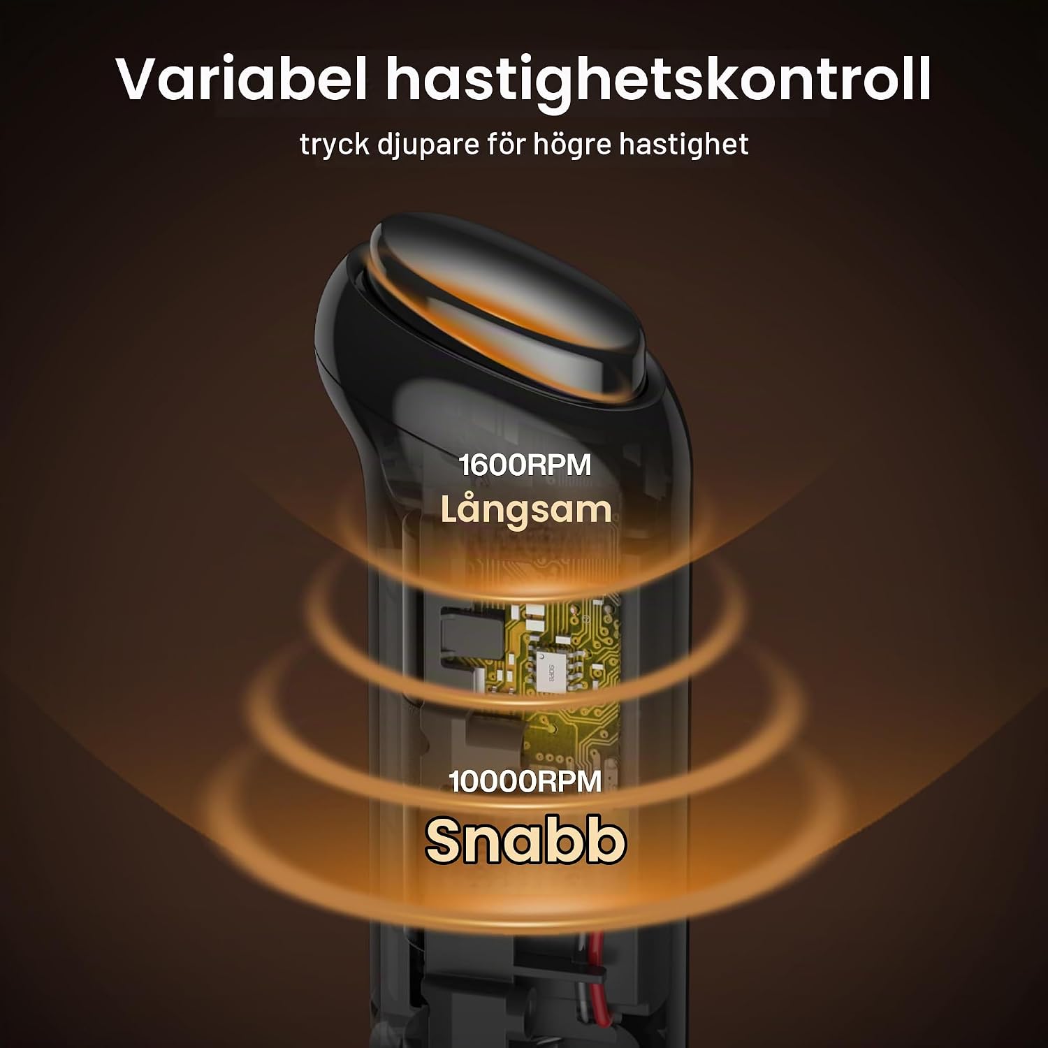 Detalle de Typhur InstaWhisk MF04 elektrisk mjölkskummare med USB-C och variabel hastighet