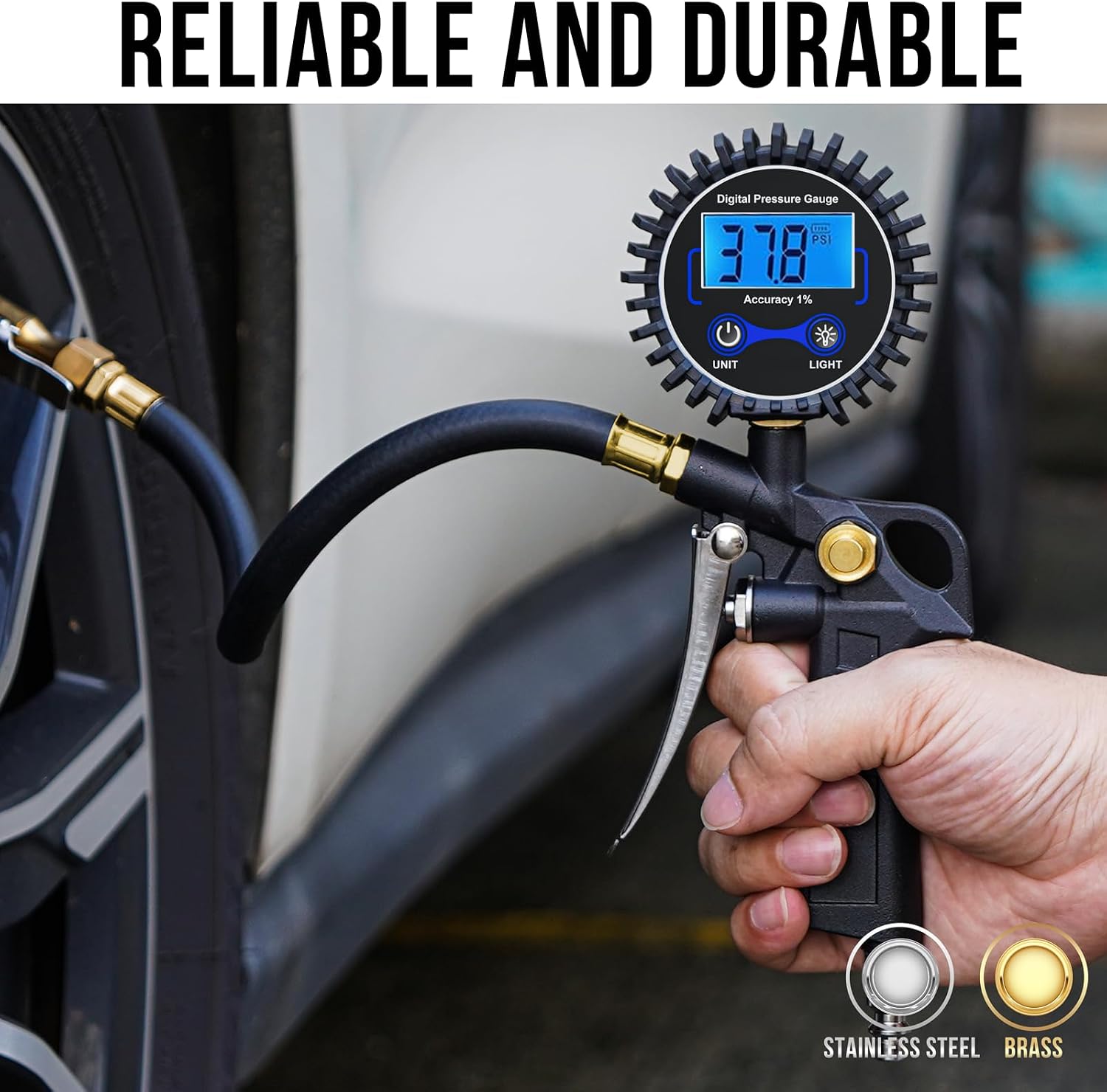 Thumbnail 4 de DigitPro Digital Tire Pressure Gauge 3–250 PSI