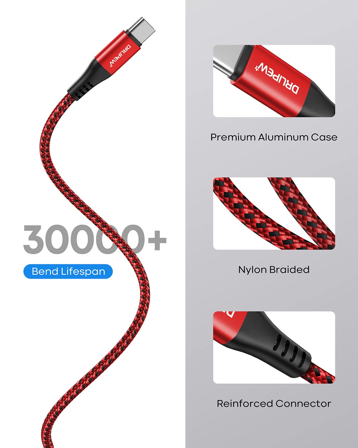 Thumbnail 3 de USB C Cable 10 ft 3Pack