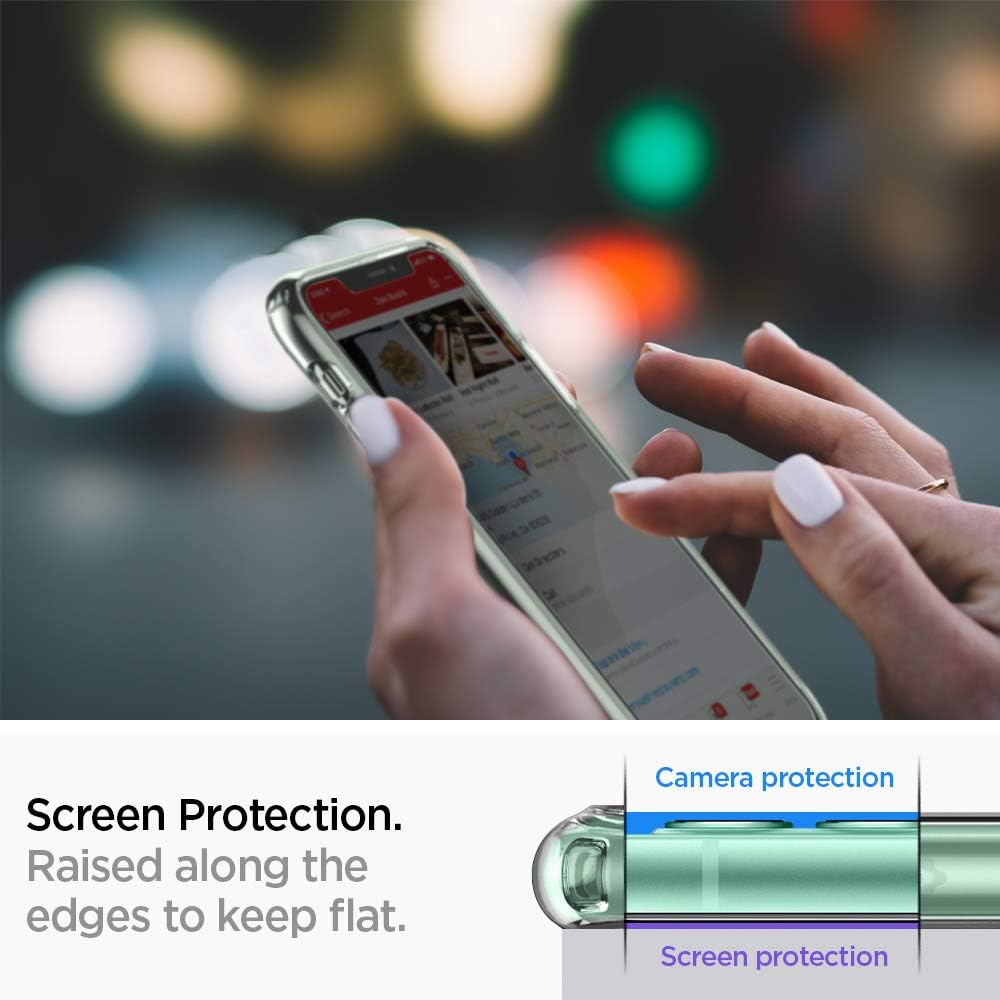 Detalle 2 de Spigen Ultra Hybrid coque iPhone 11 transparente anti-jaunissement
