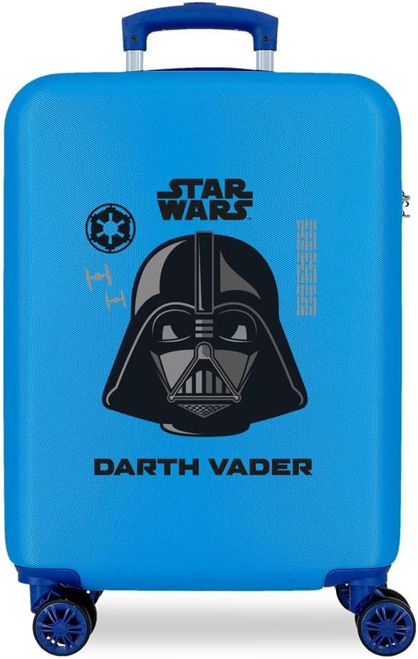 Detalle de Star Wars Darth Vader Valise de cabine bleue 38 x 55 x 20 cm – ABS rigide, 34 L, 4 roues doubles