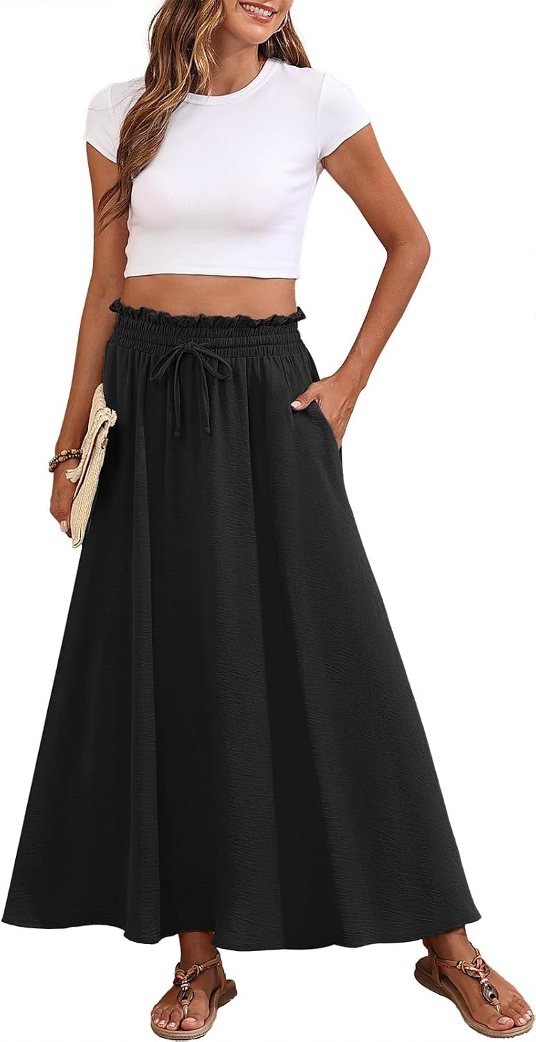 Detalle de Askyes Maxi Skirt High Waisted 1 emoji