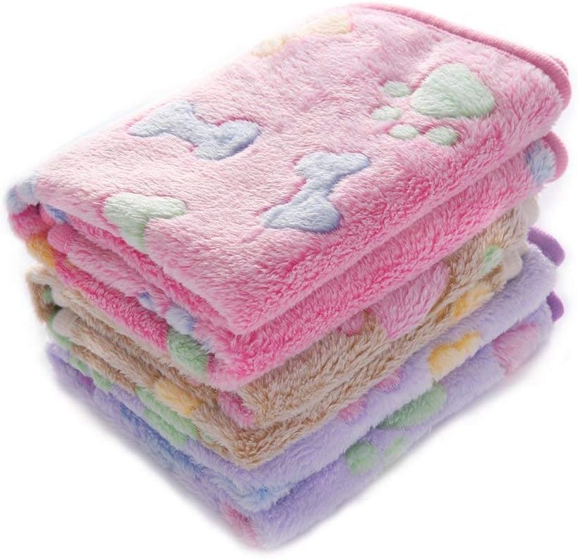 Thumbnail 6 de luciphia Hundedecke Katzendecken Waschbar Flauschig – 3er Pack, Kuschelplüsch 60×40 / 76×52 / 104×76 cm