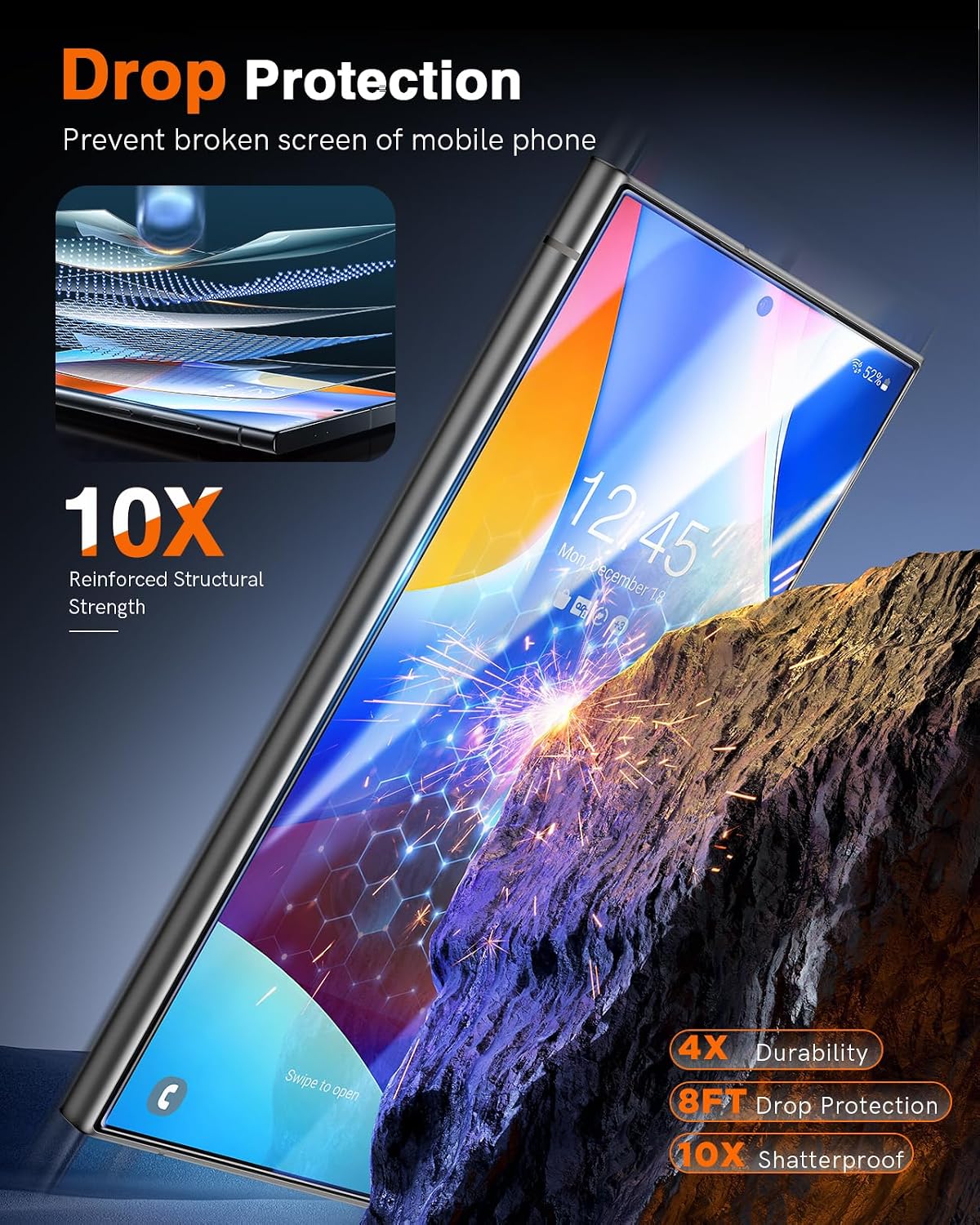 Thumbnail 2 de LK 2 Pack Screen Protector for S24 Ultra