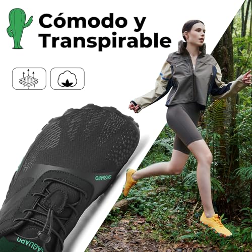 Thumbnail 1 de SAGUARO Vitality III Barefoot: Zapatillas minimalistas transpirables para trail y uso diario