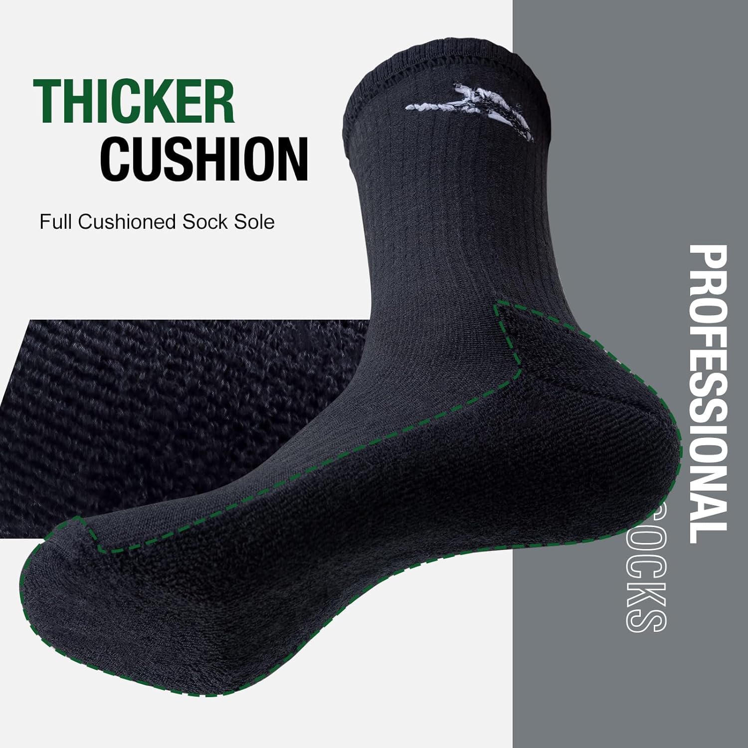 Thumbnail 3 de Combed cotton sports socks 3 pairs