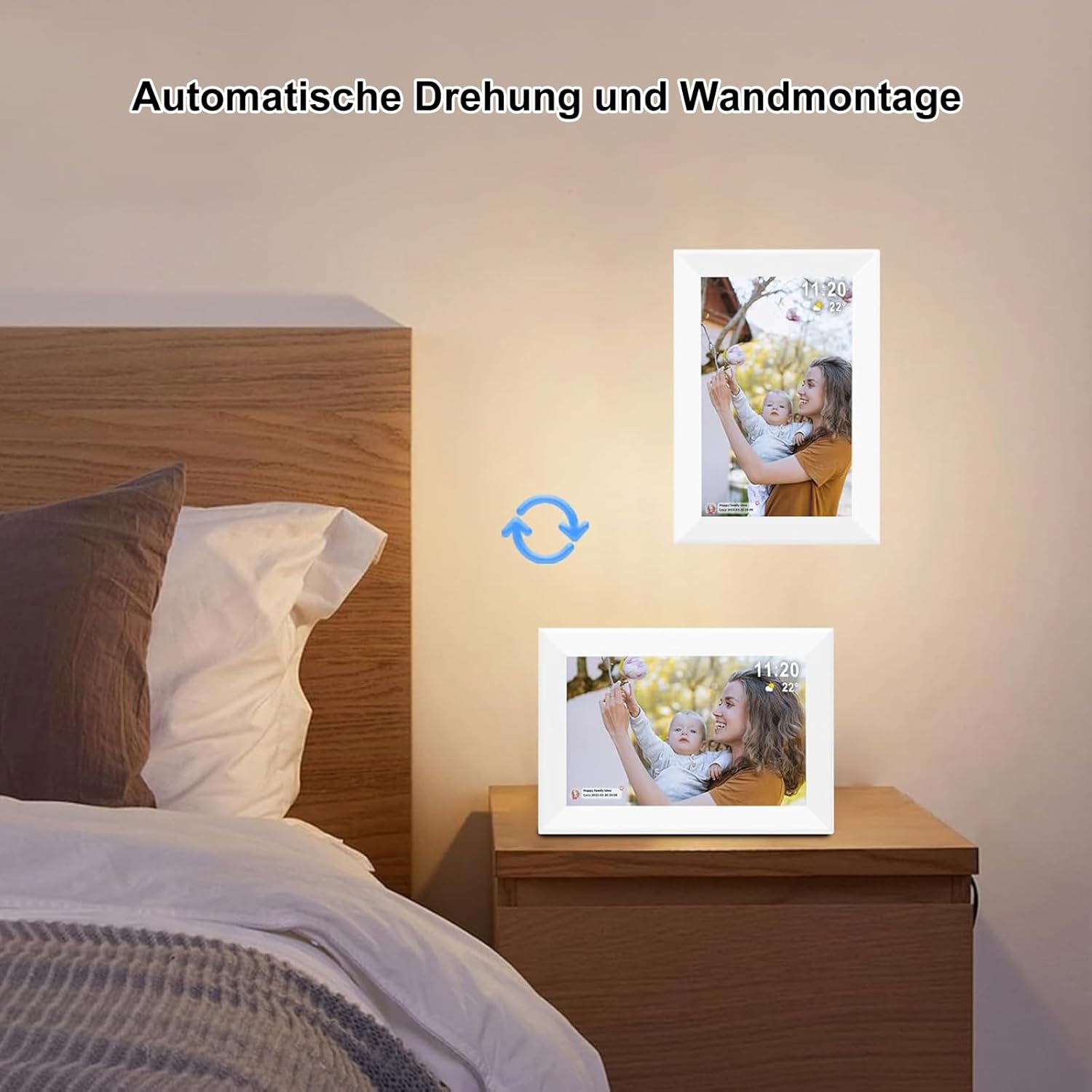 Thumbnail 5 de Frameo 10,1" digitaler Bilderrahmen 32 GB