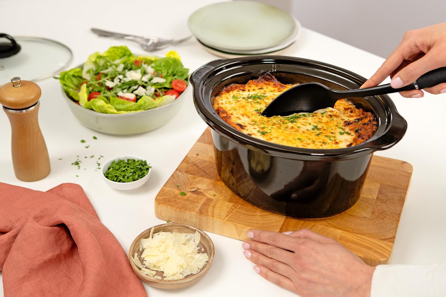 Detalle 1 de Crock-Pot CSC113X slowcooker 3,5 liter met timer, zwart