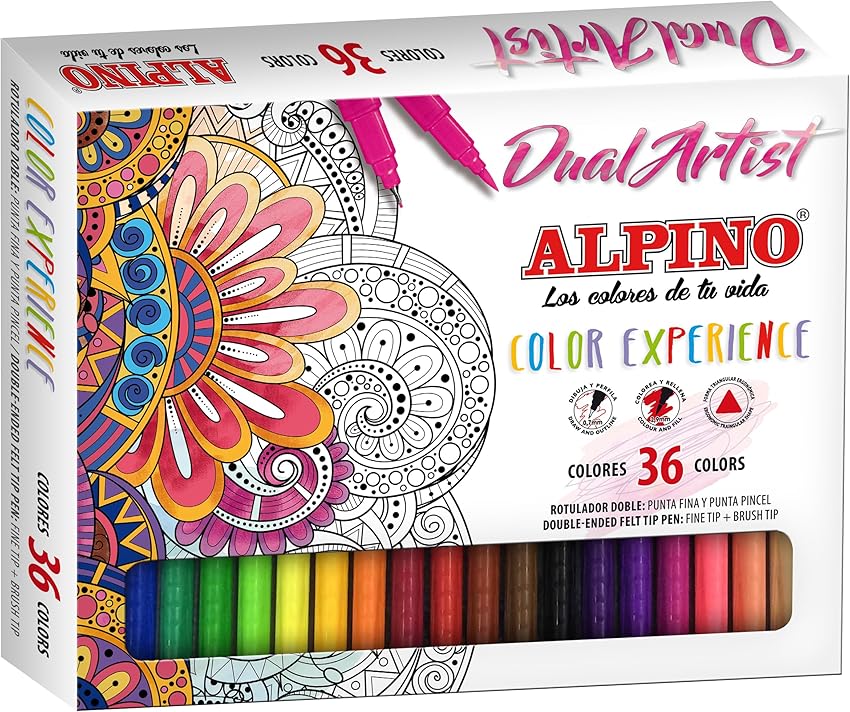 Alpino Color Experience 36 rotuladores duales 🎨