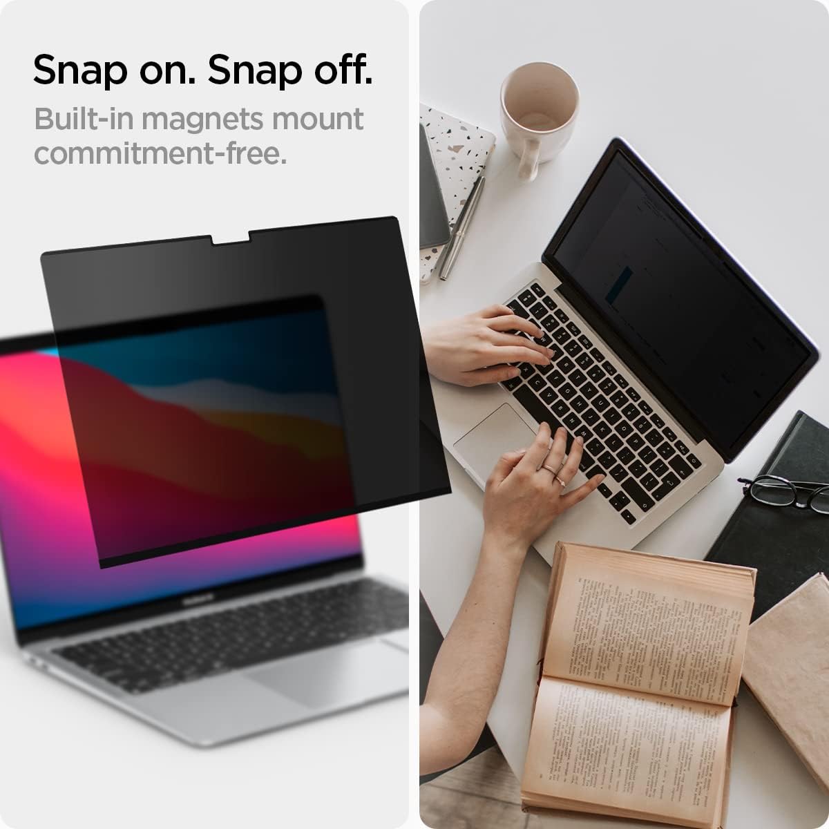 Thumbnail 5 de Spigen SafeView Filtro Privacidad para MacBook 13" 🛡