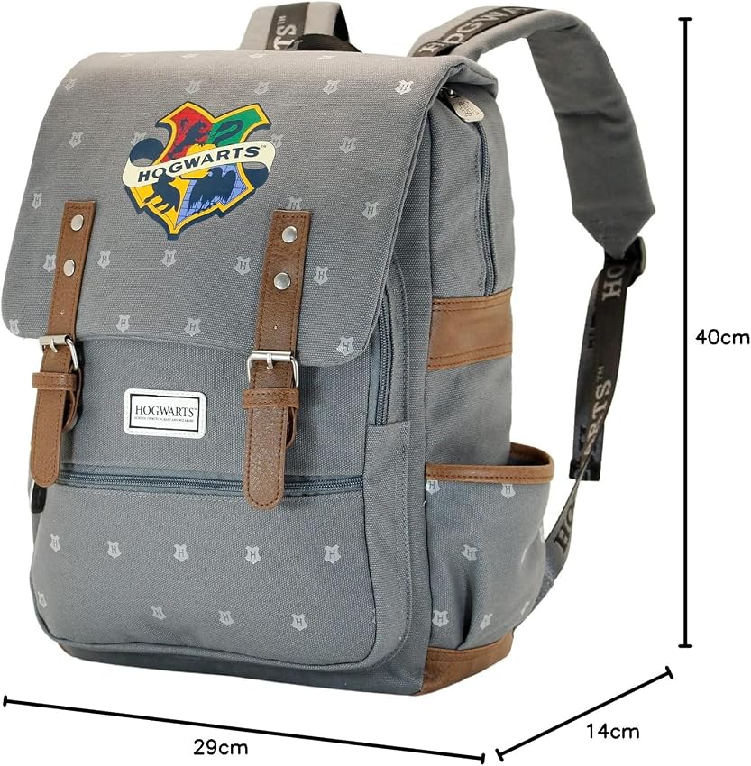 Thumbnail 1 de Mochila Oxford Harry Potter Greyly, Gris, 16 L 🧙