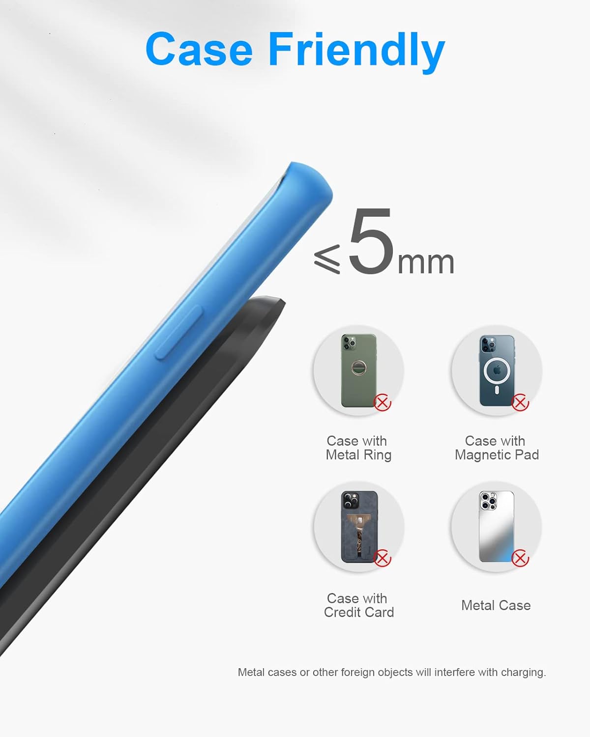 Thumbnail 4 de NANAMI Dual-Coil Wireless Charging Stand (15W) for Samsung & iPhone