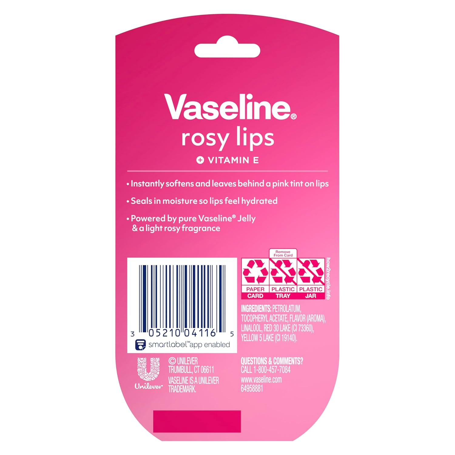 Thumbnail 1 de Vaseline Lip Therapy Rosy Lips Tinted Lip Balm, 0.5 oz, 2-Count