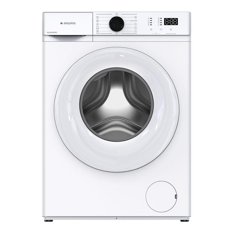 Detalle de Aspes AL8203AIDV: Lavadora carga frontal 8 kg con Eco-logic y 11 programas