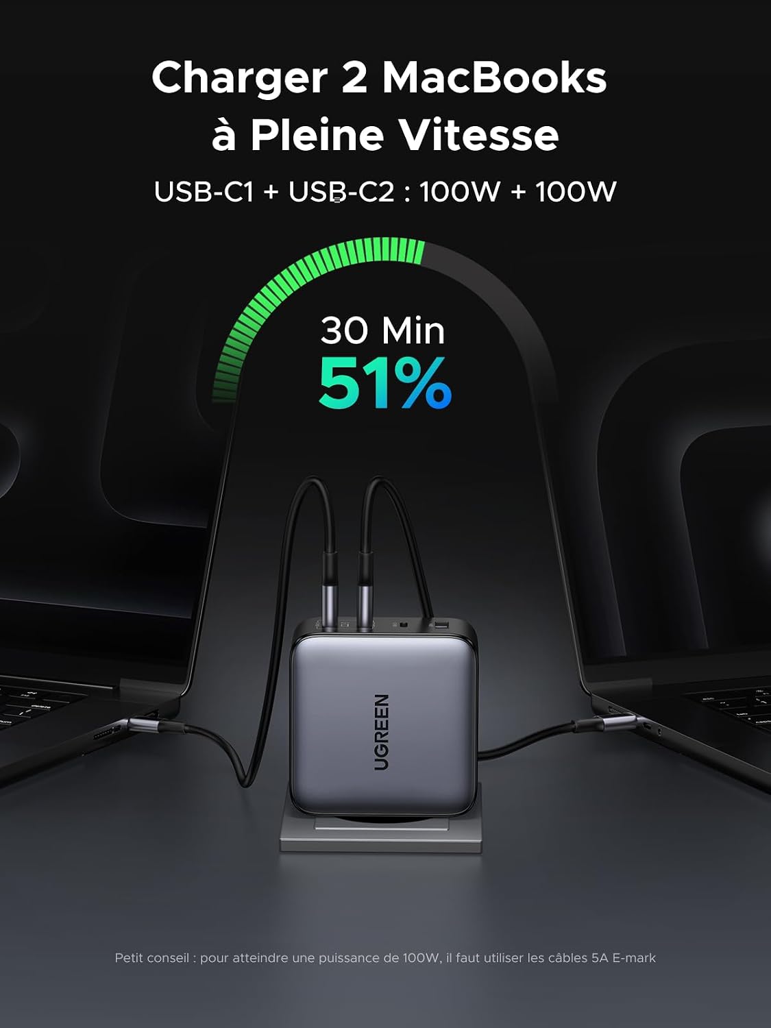 Thumbnail 4 de UGREEN Nexode 200W Chargeur USB C rapide 140W PD 3.1