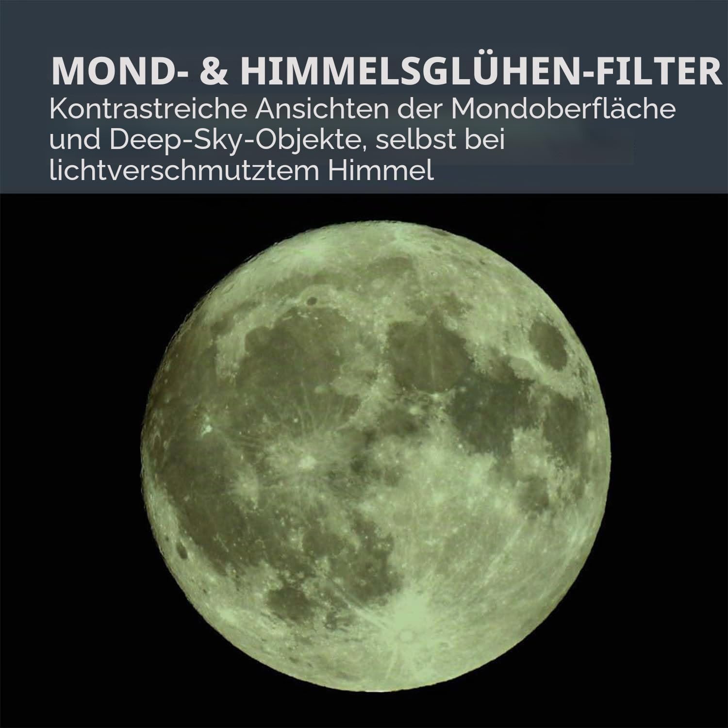 Thumbnail 2 de Celestron 94119-A 1.25 Zoll Mondfilter – Klarer Kontrast für Mond- und Planetenbeobachtungen