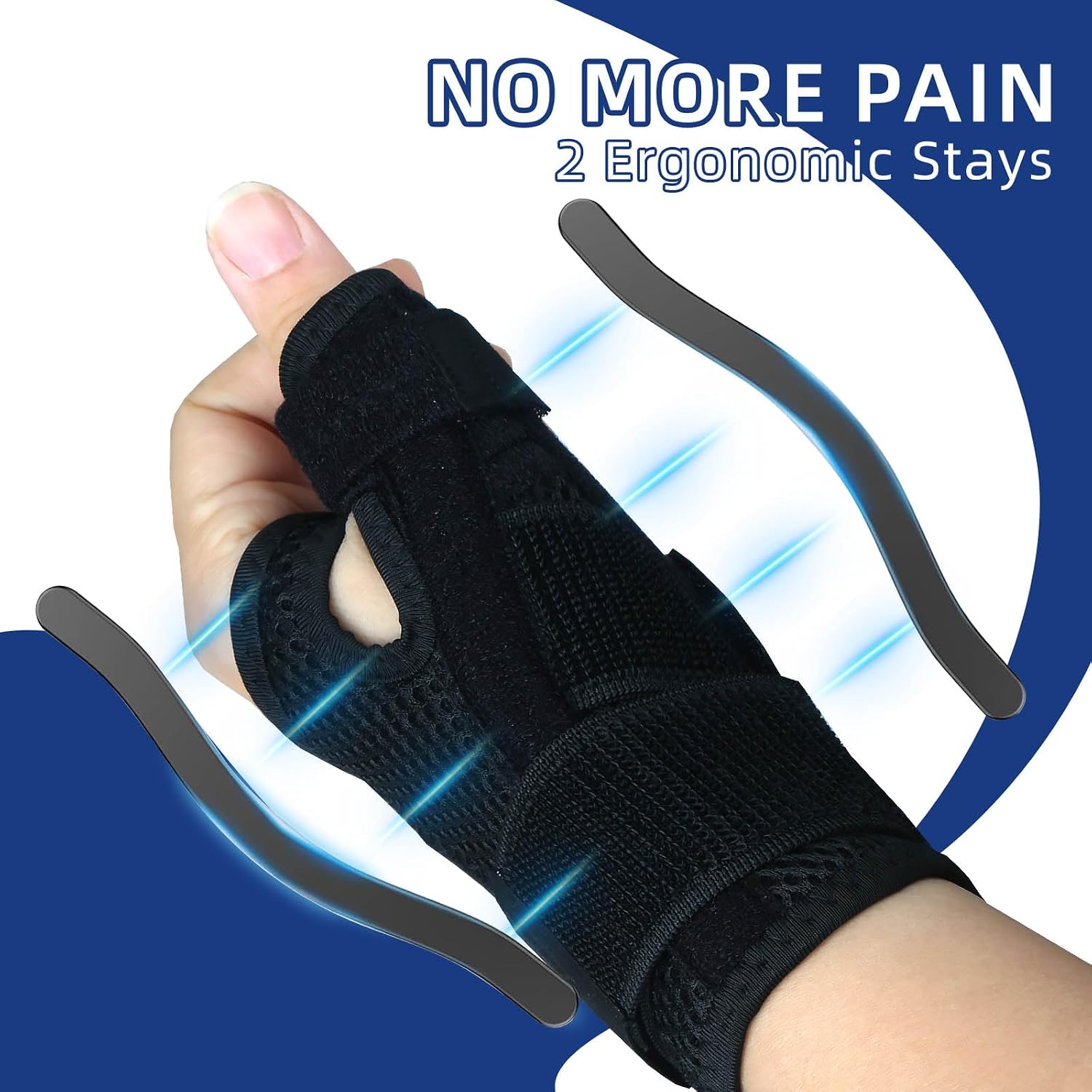 Thumbnail 4 de Bagtopia Thumb Splint Support Brace for Arthritis & Carpal Tunnel