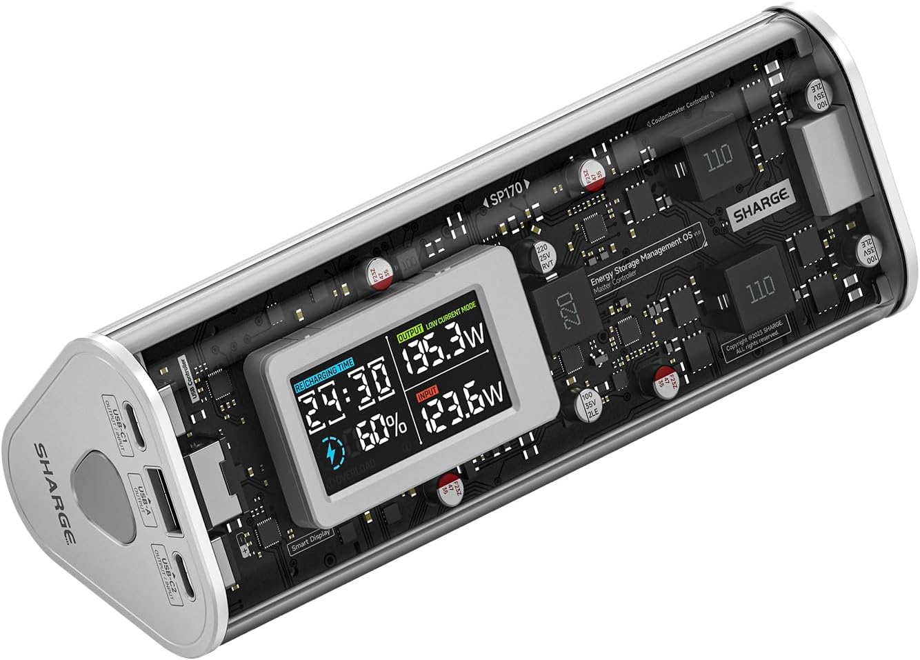 Detalle de SHARGE SHARGEEK 170 Power Bank 24.000mAh