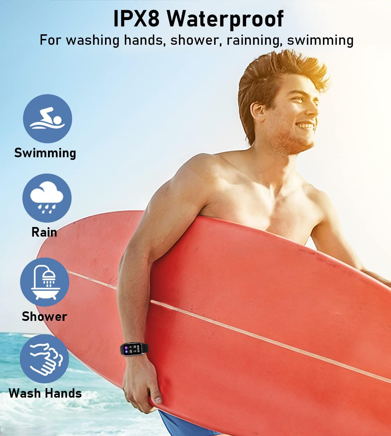 Thumbnail 6 de Fitness Tracker Smartwatch with 115 Sports Modes