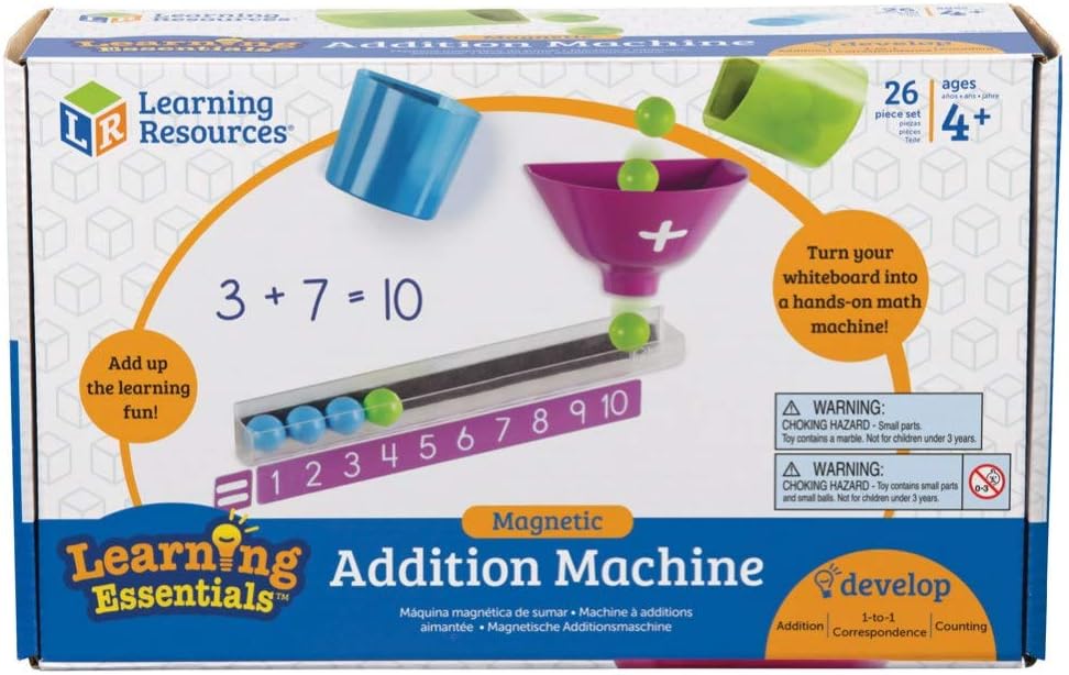 Thumbnail 2 de Learning Resources Learning Essentials magnetische optelmachine, 26-delige demonstratieset