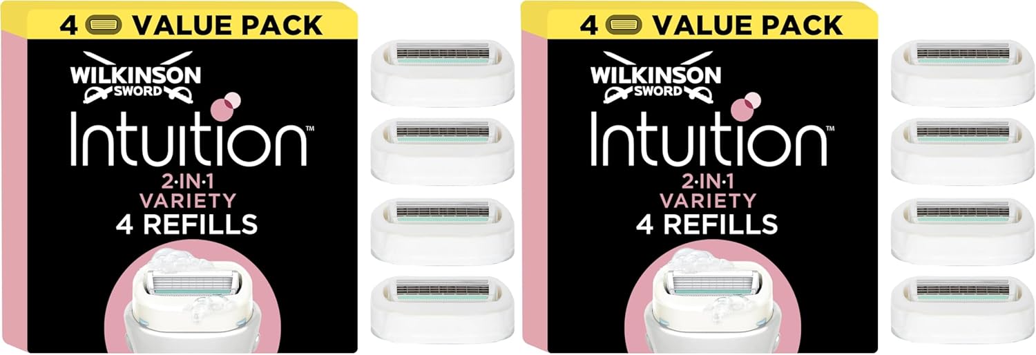 Detalle 2 de Wilkinson Sword Intuition Women Razor with 4 Blades – rasatura liscia e cura della pelle