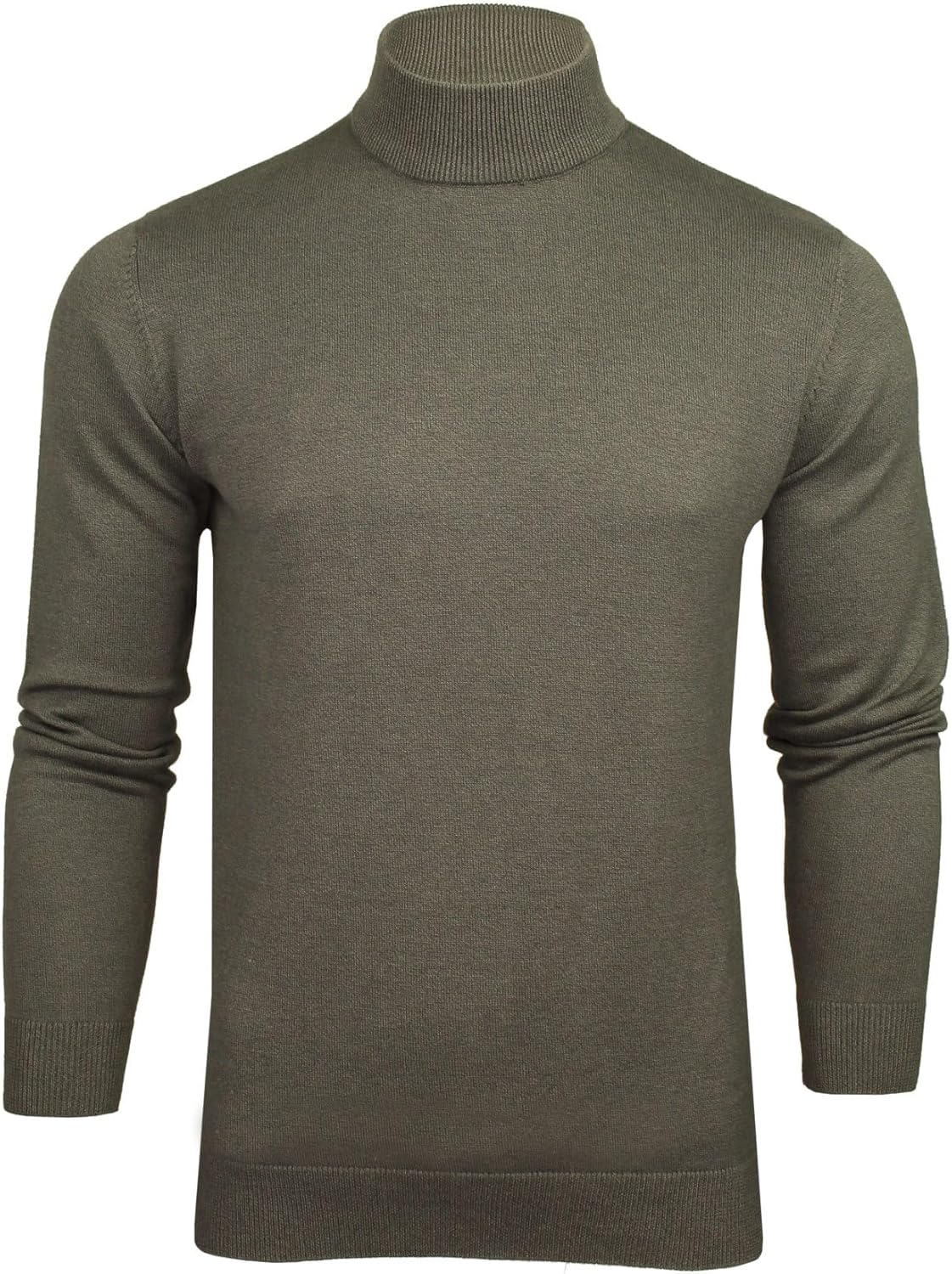 Thumbnail 3 de Xact Men’s Pure Cotton Mock Neck Turtleneck Jumper – soft, breathable high-neck knit