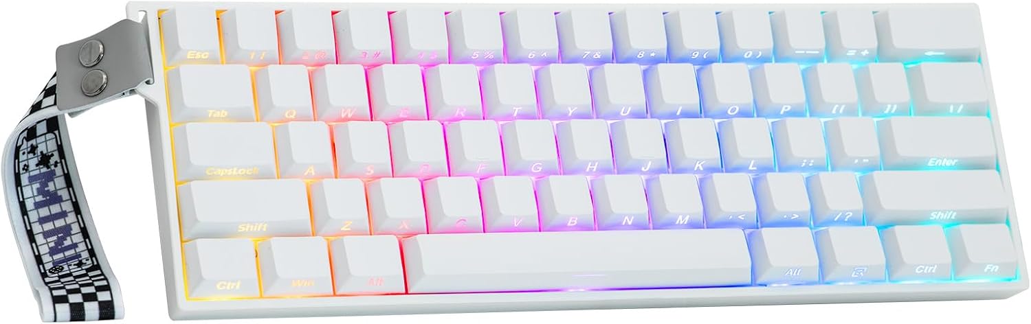 Detalle de MechLands Aula Mini60 HE PRO 4000mAh Wireless Keyboard