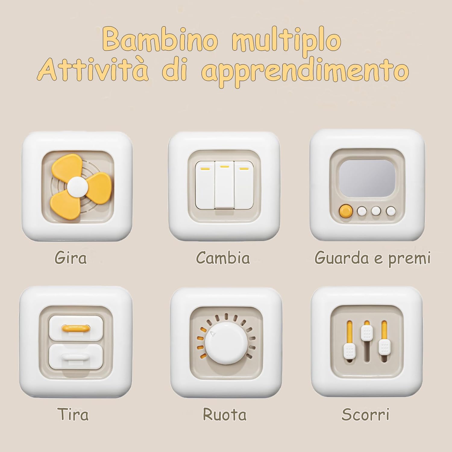 Detalle 2 de Loyzico Cubo Occupato 6 in 1 per bambini