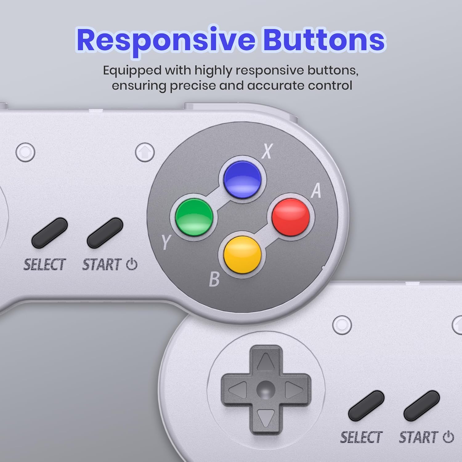 Thumbnail 4 de Miadore Lot de 2 Manettes SNES Sans Fil pour Switch et PC — Récepteurs USB et SNES
