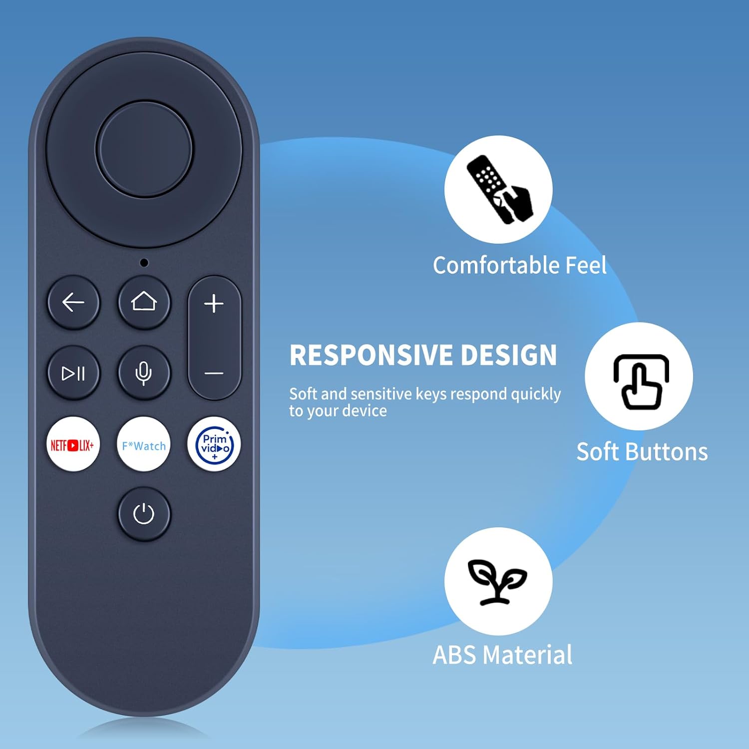 Detalle 2 de TCNOUMT New KP45CM Replacement Voice Remote Control for Facebook Portal TV
