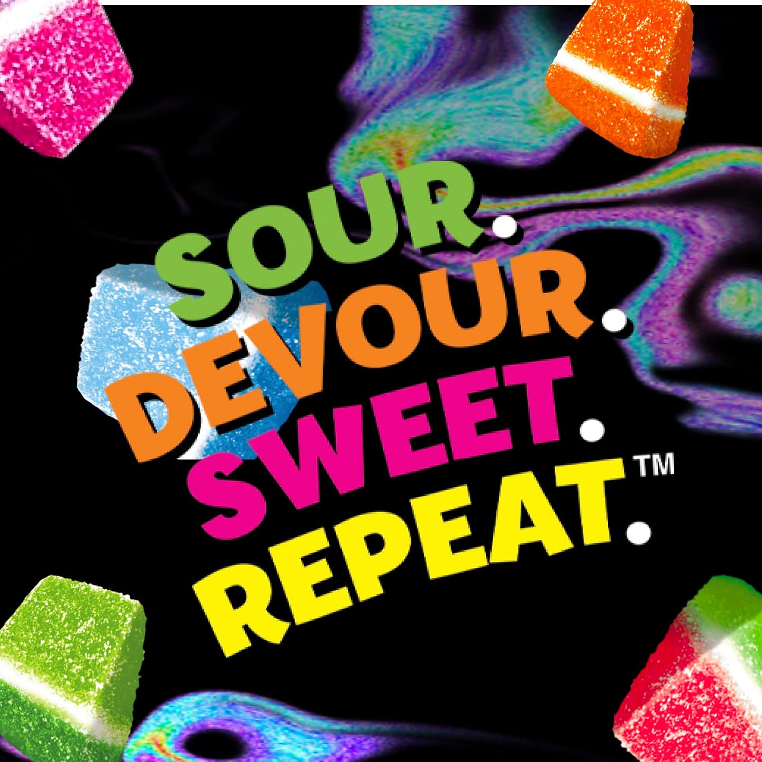 Detalle de Sour Jacks Sour Gummy Wedges Variety Pack, 75 Individually Wrapped 0.5 oz Pouches