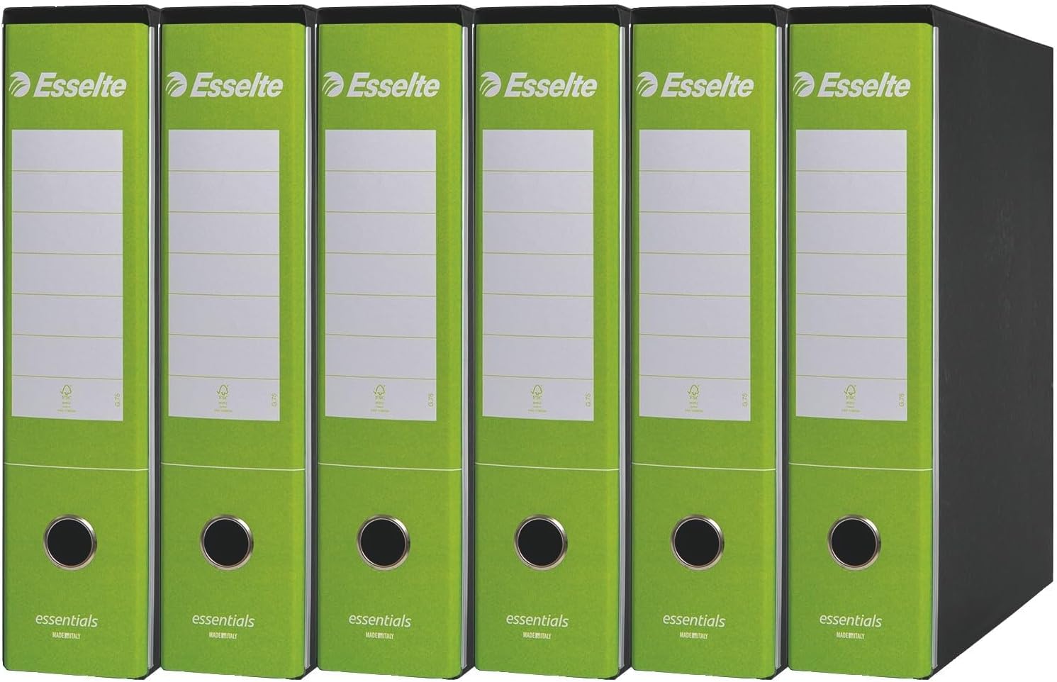 Esselte ESSENTIALS G75 Registratore con Custodia: registrare e archiviare con stile in formato Protocollo 23x33 cm