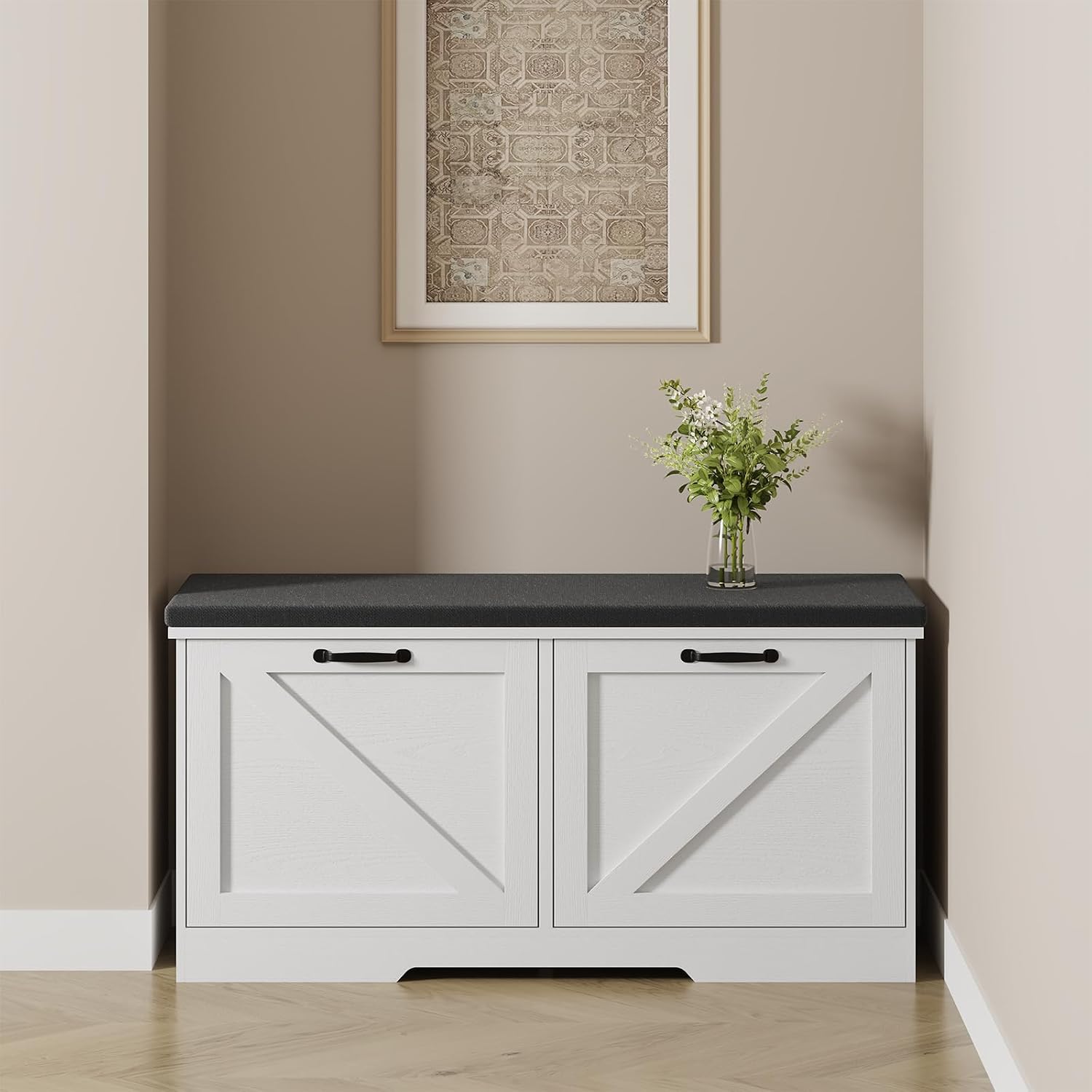Thumbnail 4 de Draelibor Shoe Storage Bench 39.4 in