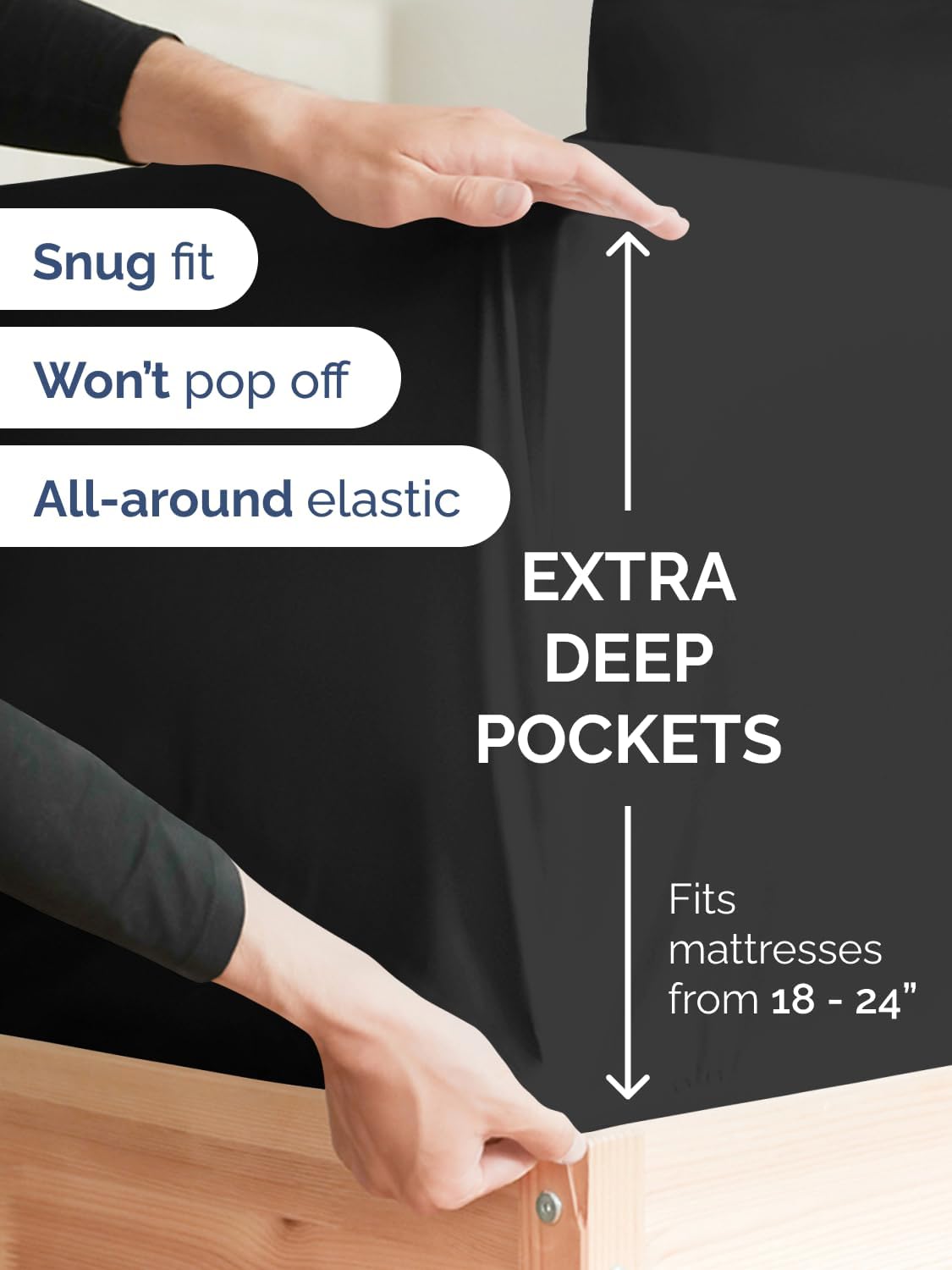 Thumbnail 2 de CGK Unlimited King Extra Deep Sheet Set