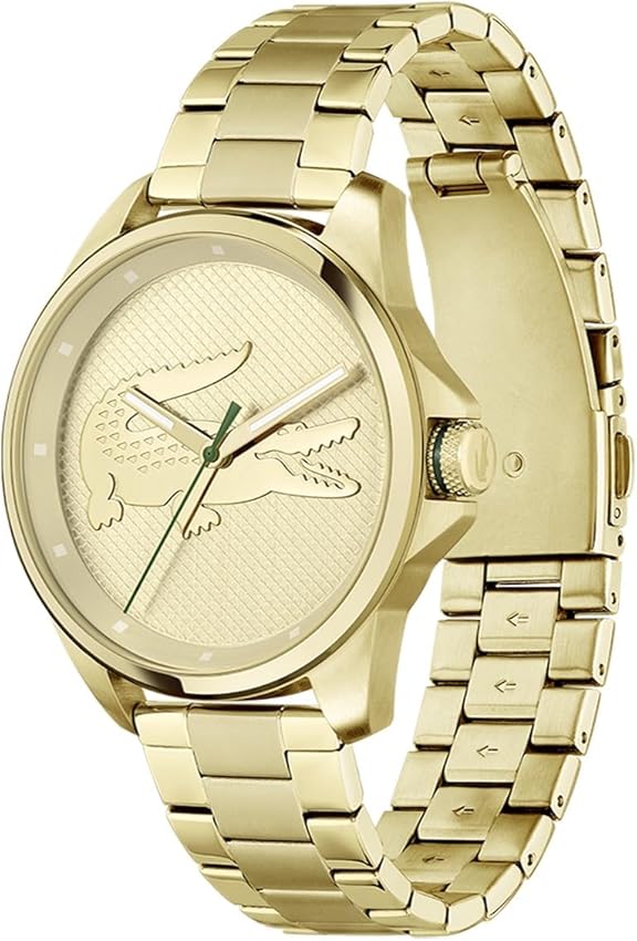 Thumbnail 1 de Lacoste Reloj Analógico Hombre LE Croc🌟 Correa Dorada