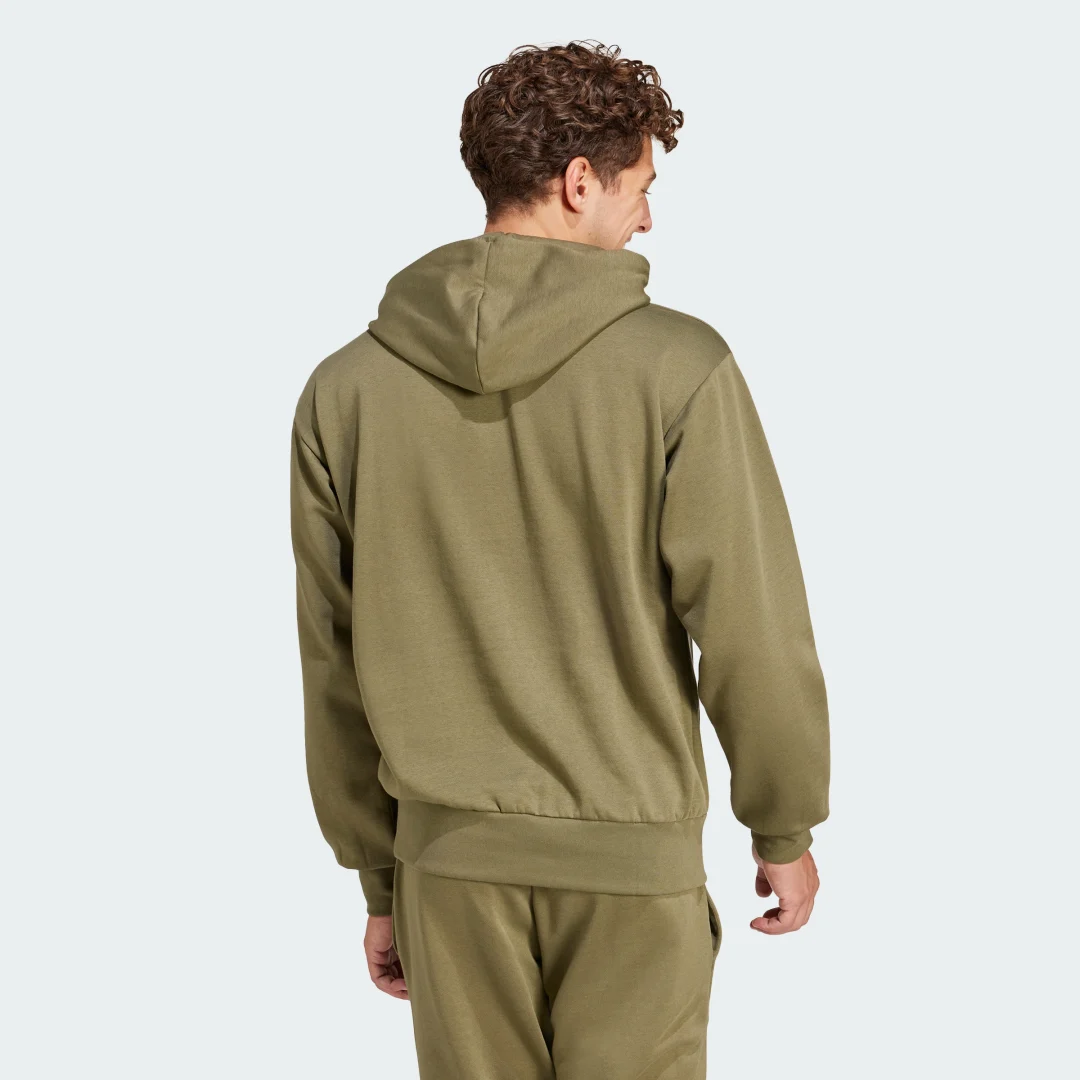 Detalle 2 de Sudadera de felpa con capucha Essentials Feelcozy de Adidas