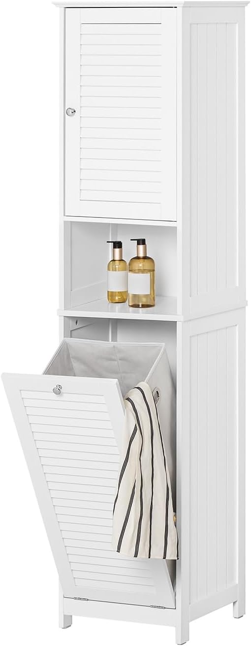 Detalle de SoBuy BZR124-W colonne 40x170 cm blanc