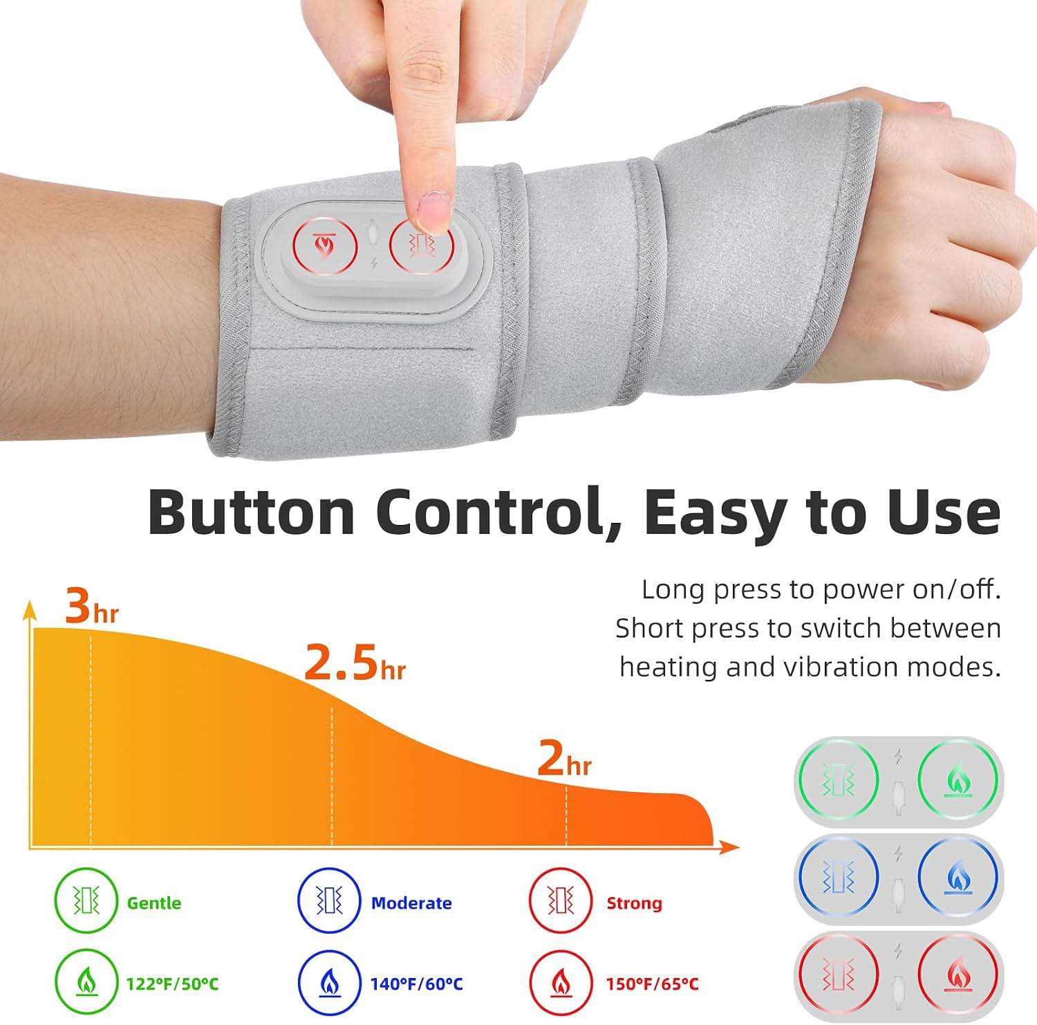Thumbnail 3 de Cordless Wrist Heating Pad
