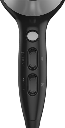 Detalle 2 de Grundig HD 6080 B Haartrockner – 2200 W, Ionentechnologie, Diffusor, 3 Temperatur- und 2 Luftstromstufen