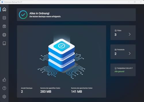 Detalle de Backup Pro 27 – Datensicherung und Notfallwiederherstellung für Windows 11/10