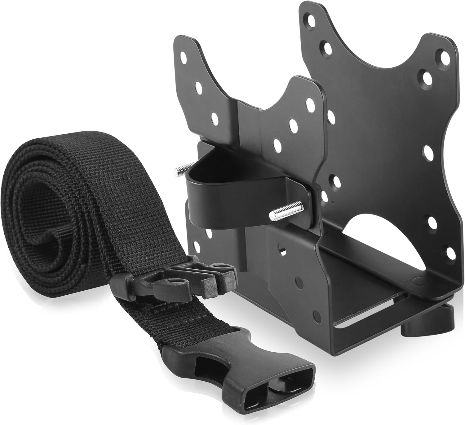 Detalle de ICY BOX IB-MSA102-VM supporto per mini PC fino a 5 kg, montaggio VESA o su barra monitor