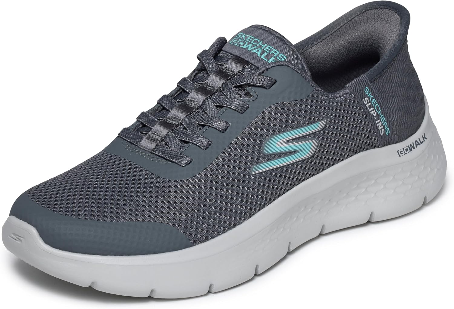 Detalle de Skechers Go Walk Flex Grand Entry Slip-On da Donna – Nero in Tessuto, 39 EU